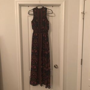 Fall colored maxi dress